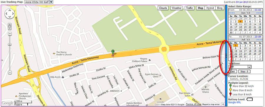 supratrack Live Tracking Map